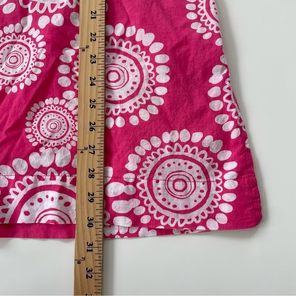 Hatley Women's Pink White V neck Paisley Long Sleeve Tunic Cover Up Size Medium - Picture 12 of 12